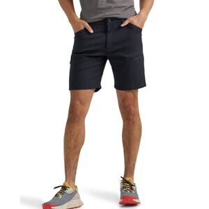 ATG by Wrangler® Men's Performance Zip Utility Short with UPF 50, BLACK Size 32